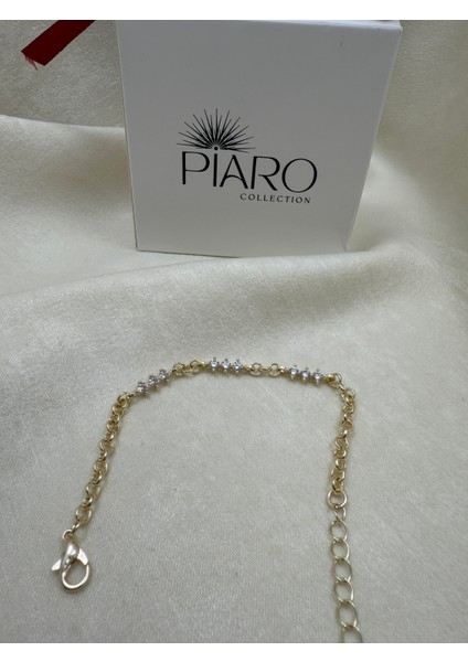 Halka Zincir Zirkon Taşlı Çelik Bileklik modelleri