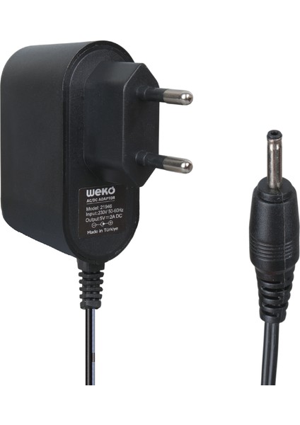 5 Volt - 2 Amper 2.5*0.7 Ince Uç Yerli Üretim Priz Tipi Tablet Pc Adaptörü (4604)