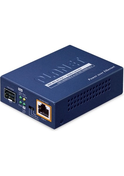 100/1000BASE-X Sfp To 10/100/1000BASE-T 802.3BT Poe++ Media Converter (95 Watts)