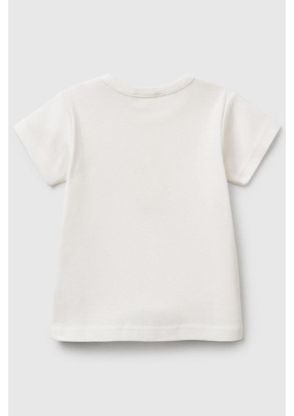 Erkek Bebek T Shirt Beyaz 3I9WA1062 fiyatları