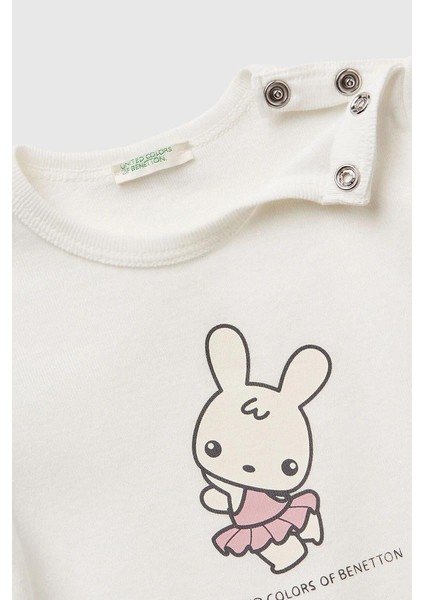 Erkek Bebek T Shirt Beyaz 3I9WA1062 modelleri