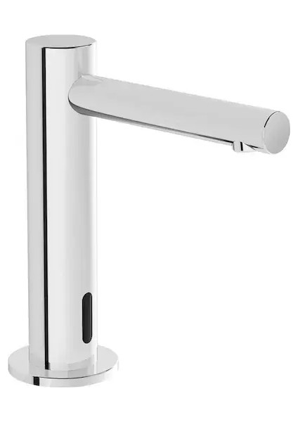 A47213-VITRA Aquasee Temassız Lavabo Bataryası - Tezgah Üstü Elektrikli Çift Su Girişli - Krom