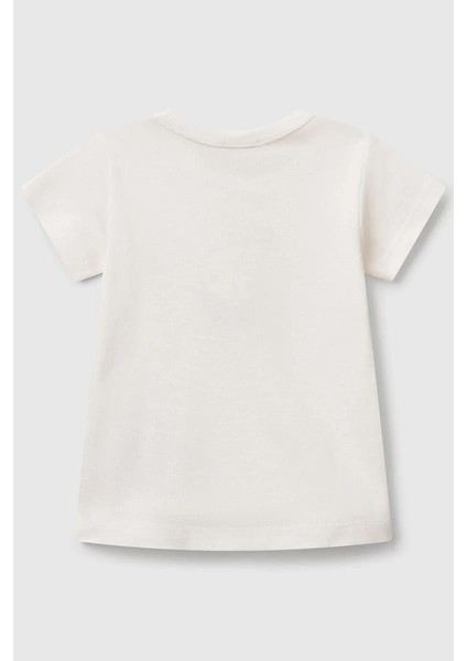 Kız Bebek T Shirt Ekru 3I9WA1062 fiyatları