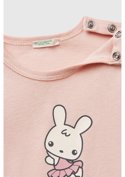 Kız Bebek T Shirt A.pembe 3I9WA1062 modelleri