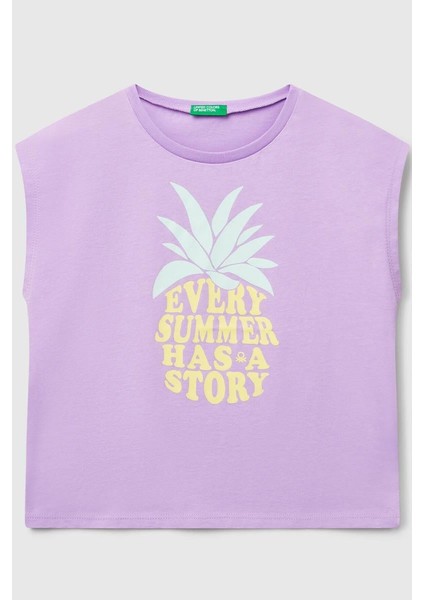 Kız Çocuk G Tshirt Lila 3JERC10PB
