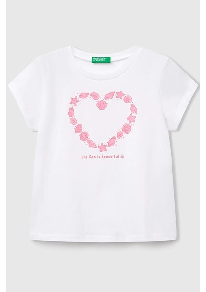Kız Çocuk Tshirt Beyaz 3JERG10J3