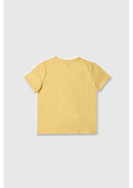 Kız Çocuk T Shirt Sarı BNT-G21814 fiyatları