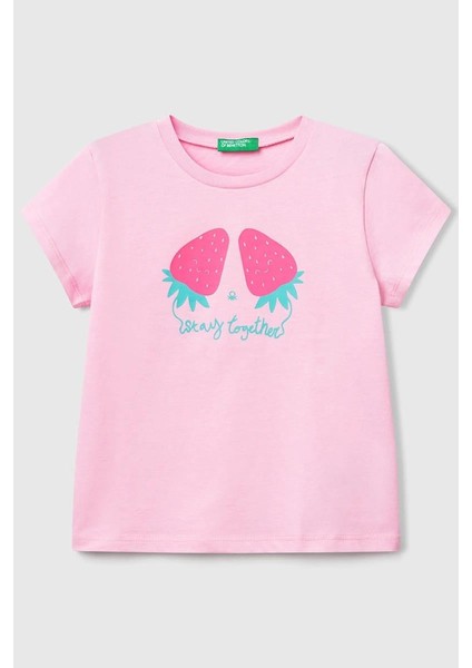 Kız Çocuk Tshirt A.pembe 3JERG10J3
