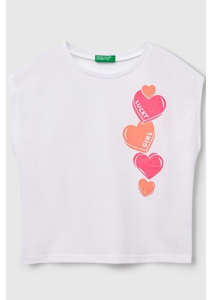 Kız Çocuk G Tshirt Beyaz 3JERC10PB