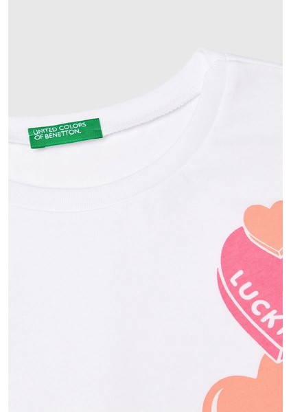 Kız Çocuk G Tshirt Beyaz 3JERC10PB modelleri