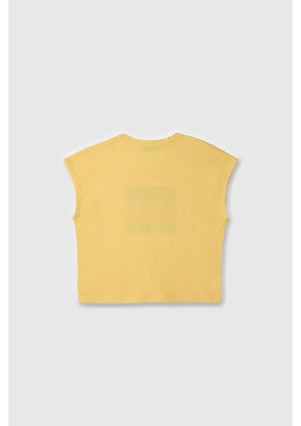 Kız Çocuk T Shirt Sarı BNT-G21766 fiyatları