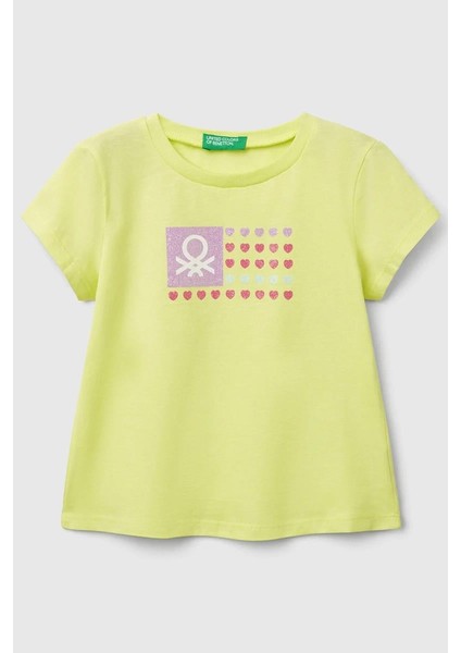 Kız Çocuk T Shirt Sarı 3I1XG10HU