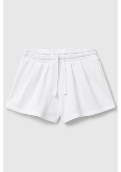Kız Çocuk Şort Beyaz 3J70G901R