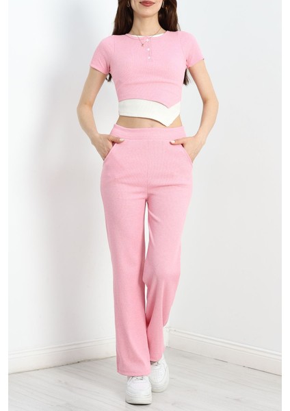 Bluzlu Kaşkorse Takım Pembe modelleri