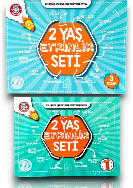 2 Yaş Etkinlik Seti, Eğitici Kitaplar fırsatları