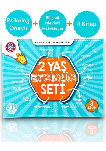 2 Yaş Etkinlik Seti, Eğitici Kitaplar
