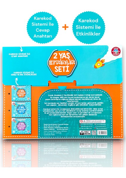 2 Yaş Etkinlik Seti, Eğitici Kitaplar