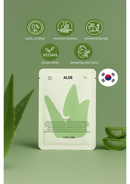 Aloe Vera Yüz Maskesi – Yoğun Nem & Ferahlık fiyatları
