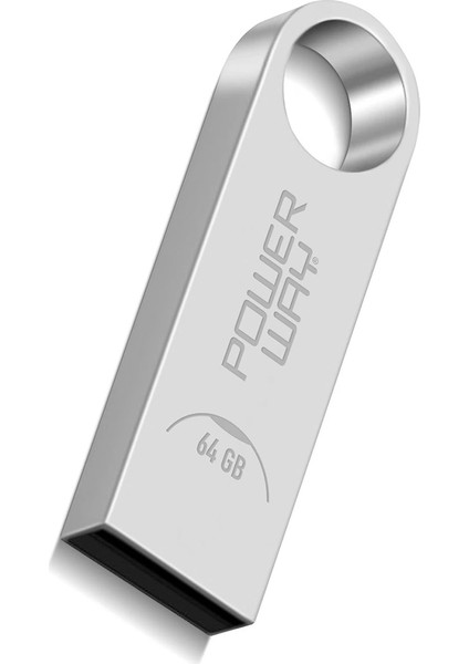 64 GB Metal USB 2.0 Flash Bellek