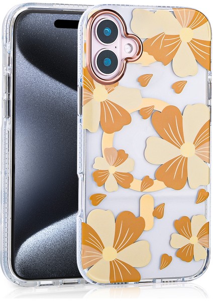Apple iPhone 16 Plus Uyumlu Kılıf M-Safe Şarj Özellikli Zore Papat Kapak
