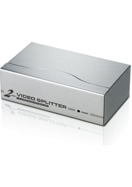 2 Li VGA Video Çoklayıcı (2 Port Video Splitter), 1920 x 1440 Dpi, 350 Mhz. Videobant Genişliği