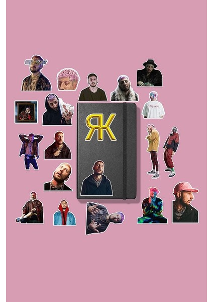 Khontkar Fanart Sticker Paketi/bullet Journal Defter Çıkartma Ajanda Laptop Etiket