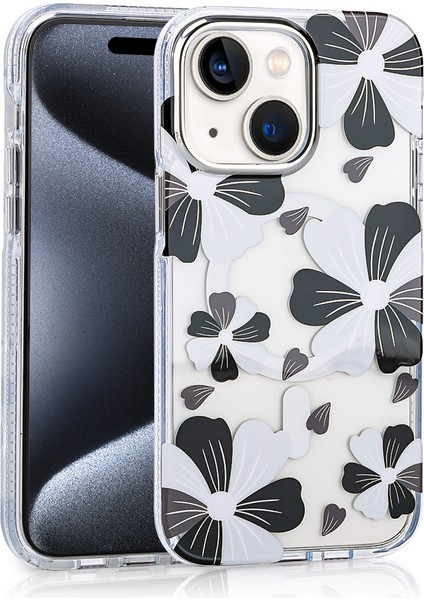 Apple iPhone 15 Uyumlu Kılıf M-Safe Şarj Özellikli Zore Papat Kapak