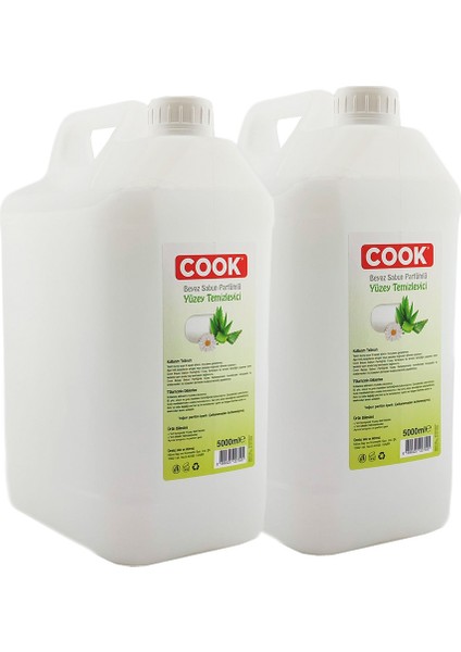 Beyaz Sabun Parfümlü Yüzey Temizleyici 5 Lt x 2 Adet