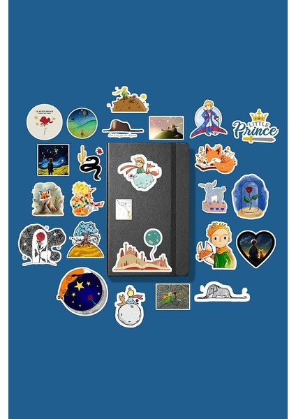 Küçük Prens / The Little Prince Sticker Paketi/bullet Journal Defter Çıkartma Ajanda Laptop Etiket
