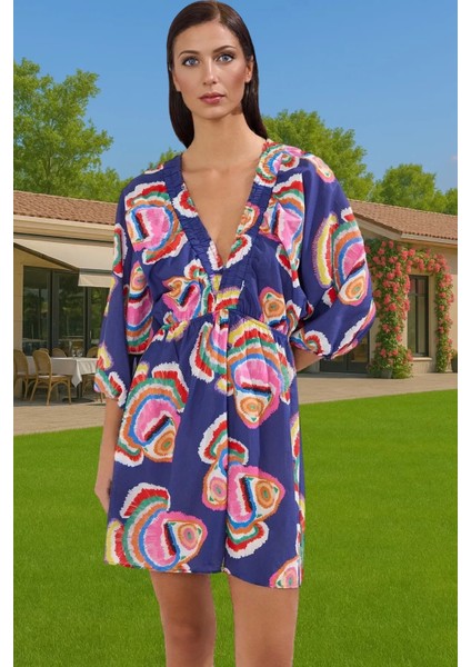 Yazlık %100 Pamuk Mini Elbise Vual Dokuma Tek Kol Balon Özenle Seçilmiş Profesyonel Görünüm fiyatları