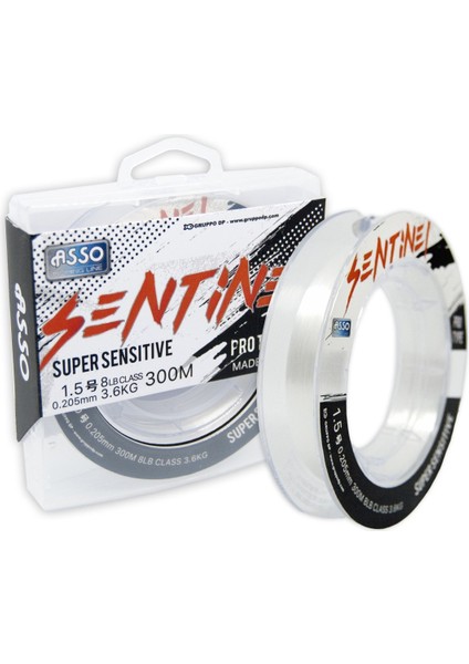 Asso Sentinel Süper Sensitive Japan Fc Coated Line 300MT Beyaz 0.31 mm