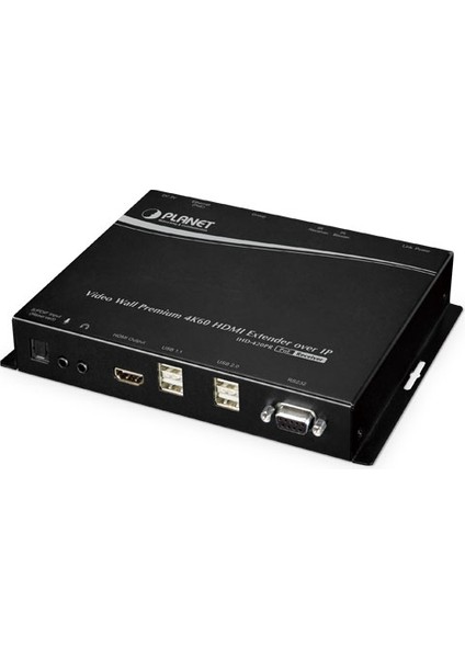 Video Wall 4k/60 HDMI & USB Over Ip Receiver With Poe