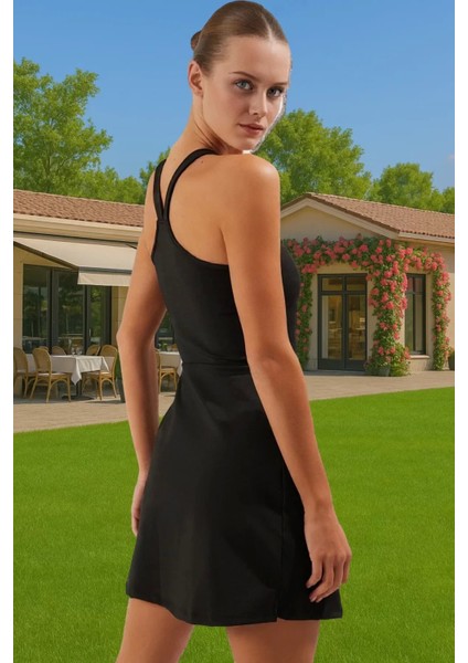 Kadın Yazlık Spor Elbise Kalın Askılı Nefes Alan Örme Kumaş Profesyonel Görünüm Konforlu Kesim fiyatları