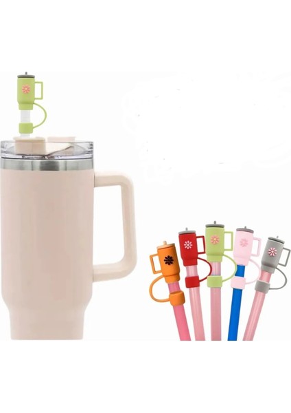 Pipet Tıpası Quencher Pipet Tıpası Çiçek Detaylı Pipet Tıpası