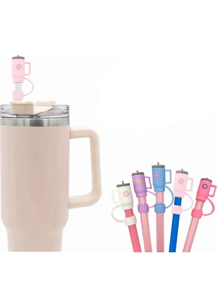 Pipet Tıpası Quencher Pipet Tıpası Çiçek Detaylı Pipet Tıpası
