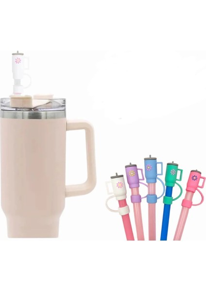 Pipet Tıpası Quencher Pipet Tıpası Çiçek Detaylı Pipet Tıpası