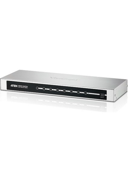 8 Port HDMI Switch, 8 Giriş - 1 Çıkış, Infrared Uzaktan Kumanda Cihazı ile Birlikte