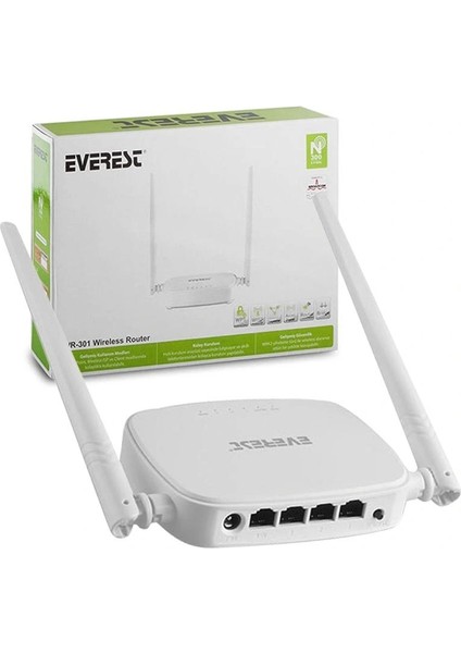 Everest EWR-301 300 Mbps Access Poınt+Repeater+ Kablosuz Router