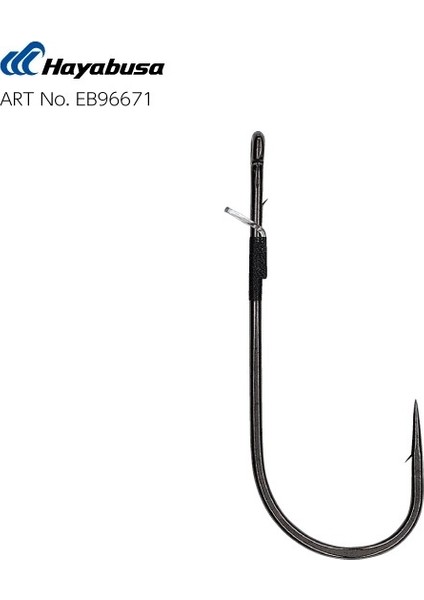 Hayabusa Fpp Hd Straight Güçlendirilmiş Delikli Lüfer Iğnesi Black Nikel 4/0