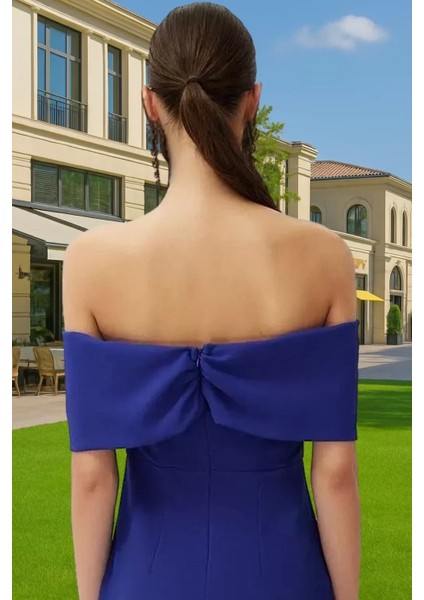 Kadın Yazlık Kısa Elbise Skater Kalıp Carmen Yaka Polyester Elastan Mini Elbise Konforlu Kesim modelleri