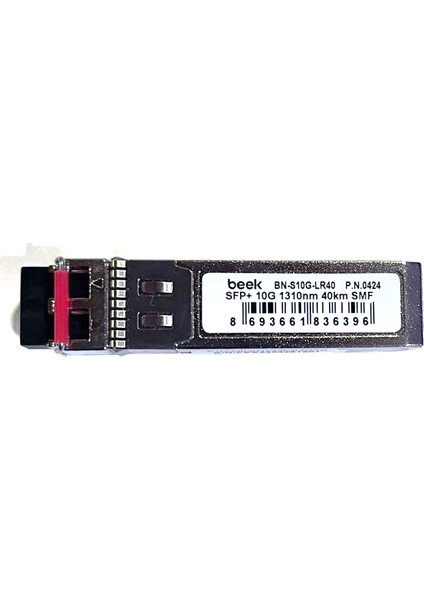 Sfp+ 10GB Long Range Lc/40 KM/1310NM/SINGLEMODE Transceiver Cisco, Allied Telesis, Alcatel Ürünleriyle Uyumlu&lt;br&gt; beek Sfp+ 10GB Long Range Lc 40 Km 1310NM Sm