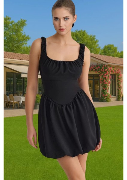 Şık A Kesim Mini Abiye Elbise Polyester Elastan Yazlık Şık Görünüm Profesyonel Görünüm fiyatları