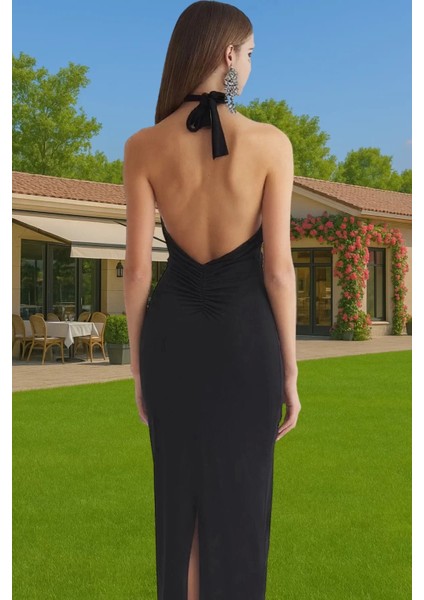 Vücudu Saran Asimetrik Yaka Kolsuz Örme Midi Abiye Elbise Günlük Kullanım Için Kaliteli Işçilik modelleri