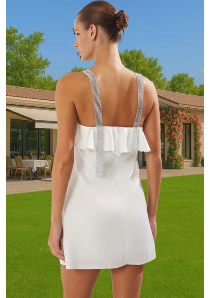 Kısa Saten Abiye Elbise Kare Yaka A Kesim Askılı Yazlık Mezuniyet Kaliteli Işçilik Özenle Seçilmiş modelleri