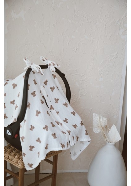 Bear Puset Örtüsü Müslin Pamuk