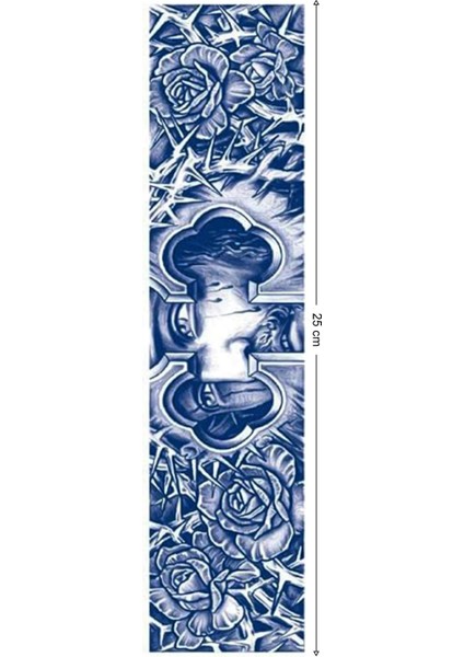 Oblivion 1 Ay Kalıcı Şerit Dövme Kol Bacak Bilek Dövmesi Armband modelleri