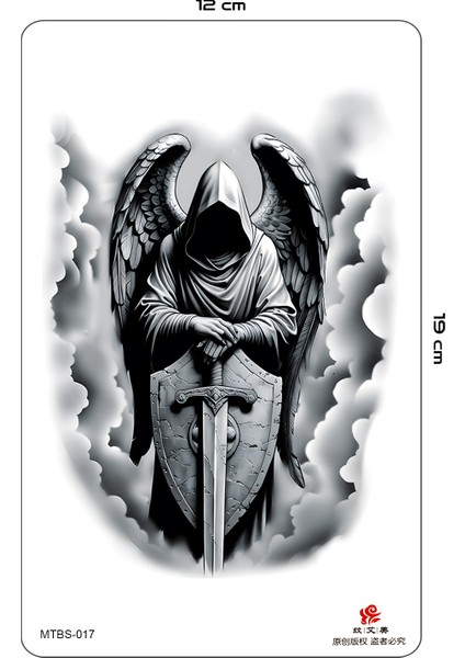 Mikail Dövmesi Micheal Geçici Dövme Tattoo fiyatları