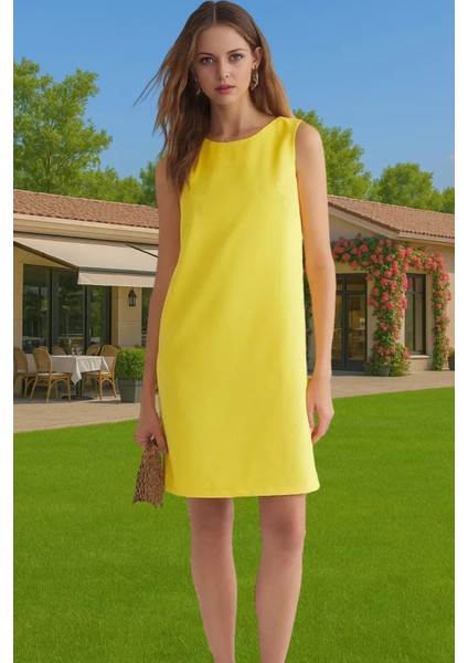 Kadın Mini Boy Polyester Elbise Yazlık Iş Elbisesi Finike Dokuma Trend Tasarım Özenle Seçilmiş fiyatları