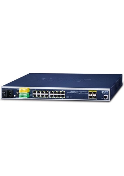 Endüstriyel Tip Yönetilebilir Ethernet Switch (Industrial Managed Ethernet Switch)&lt;br&gt; basic L3&lt;br&gt; 16-Port 10/100/1000T&LT;BR&GT; 4-PORT 100/1000X Sfp&lt;br&gt; 1 x Konsol Port&lt;br&gt;