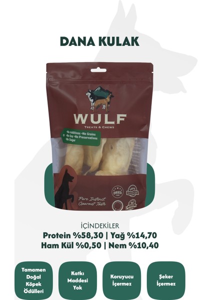 Dana Kulak 100 Gram %100 Doğal Köpek Ödül Maması modelleri
